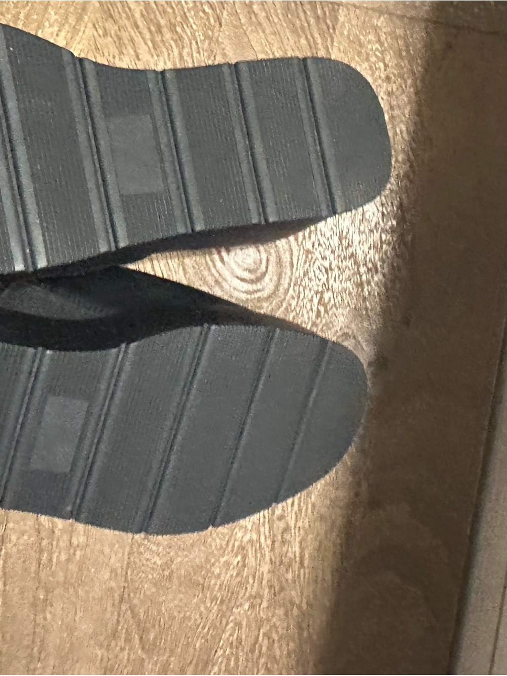 Madden Girl Black Platform Slide Sandals - Picture 3 of 3